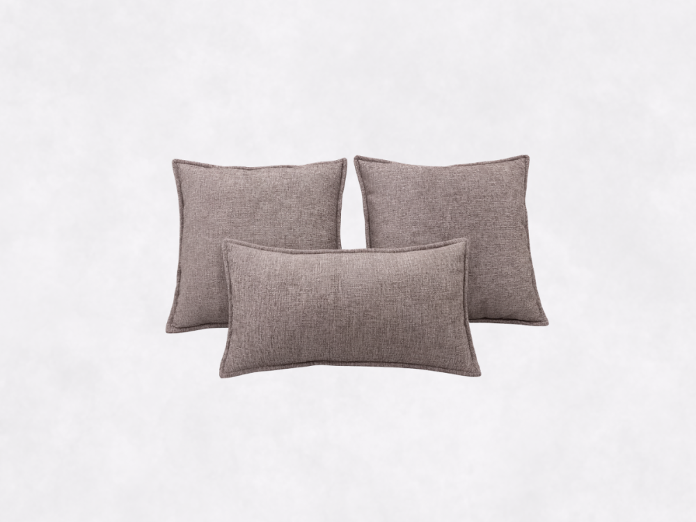Conjunto de Almofadas Rosa Seco