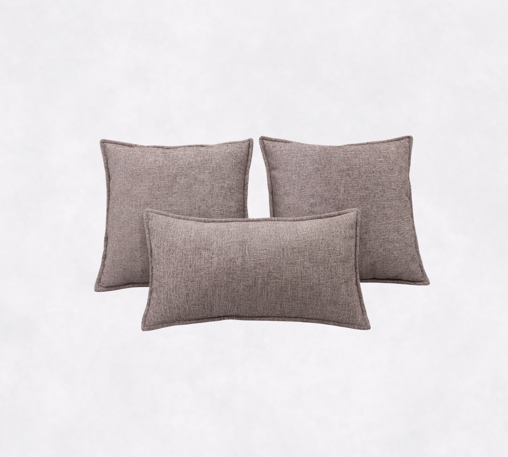 Conjunto de Almofadas Rosa Seco