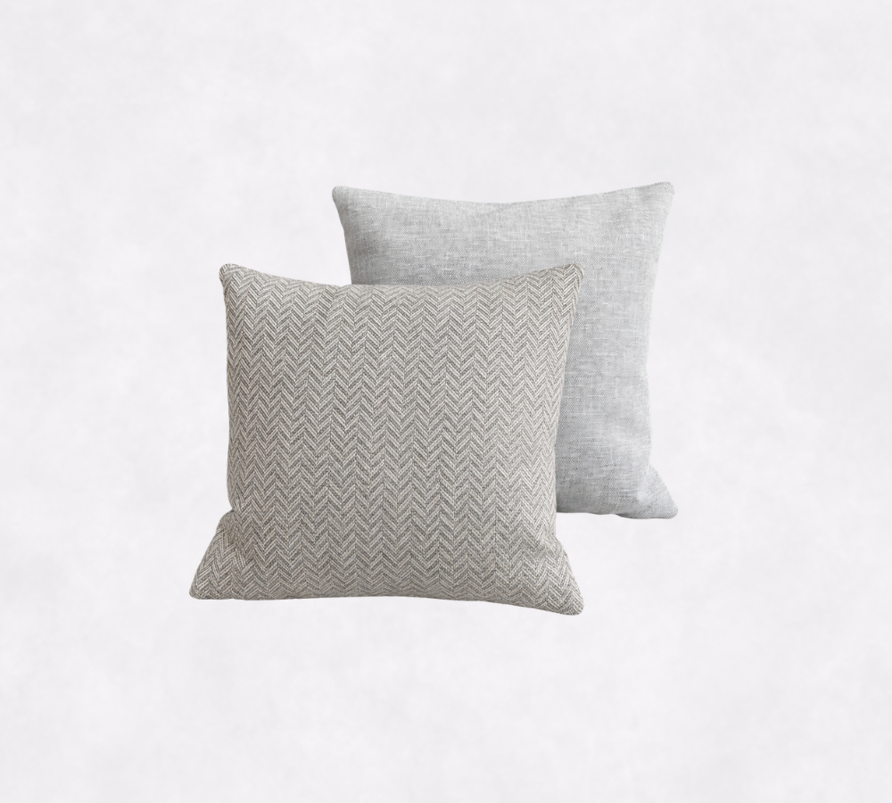 Conjunto de Almofadas Cinza