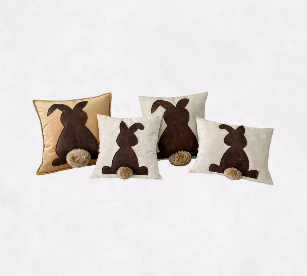 Conjunto de Almofadas Taupe | Páscoa